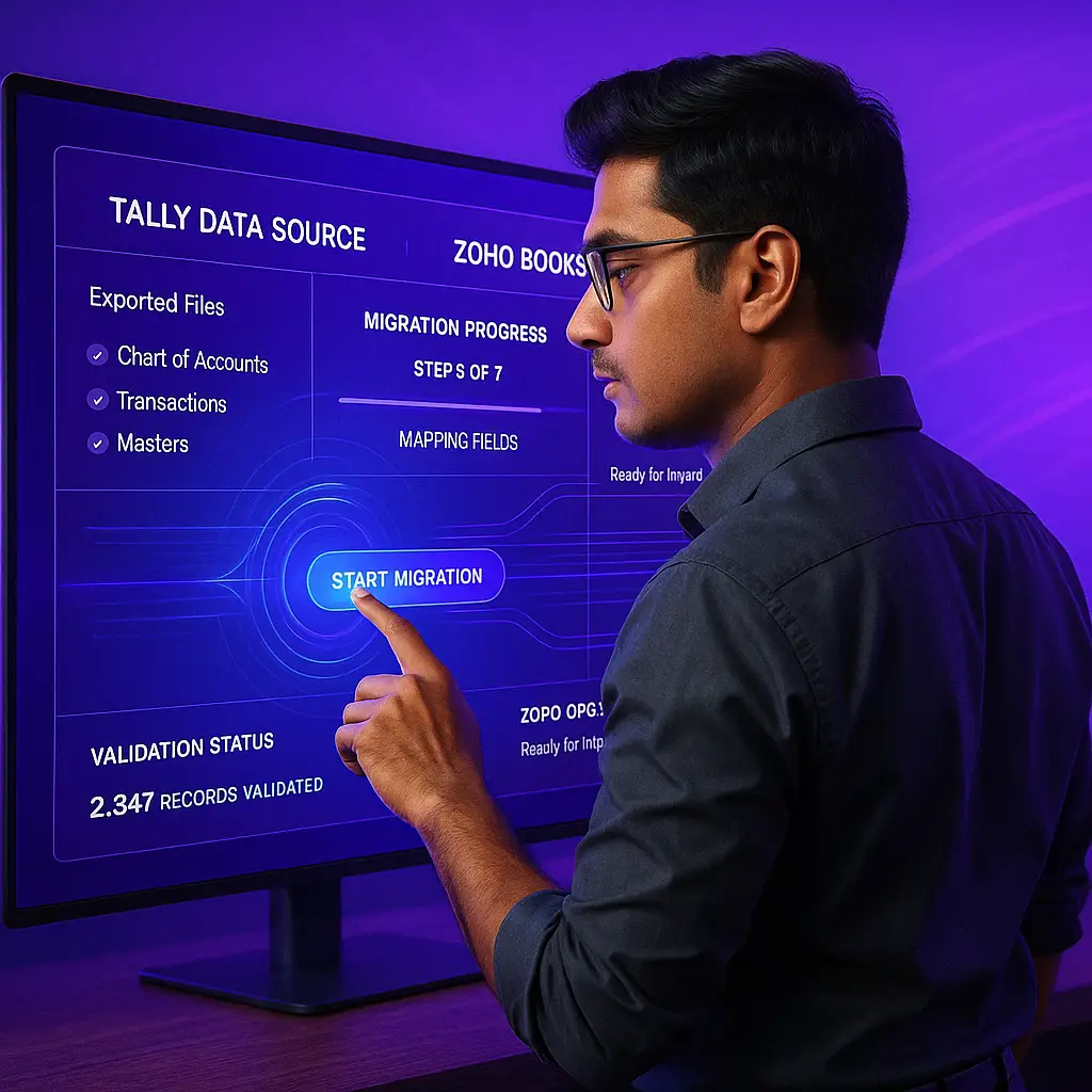 Migrate Tally to Zoho: 7-Step Guide for Seamless Transition