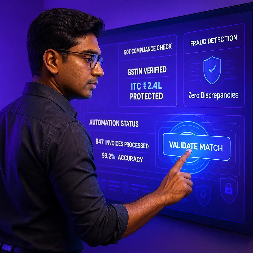 Three way match automation with gst: Save ITC, Beat Fraud