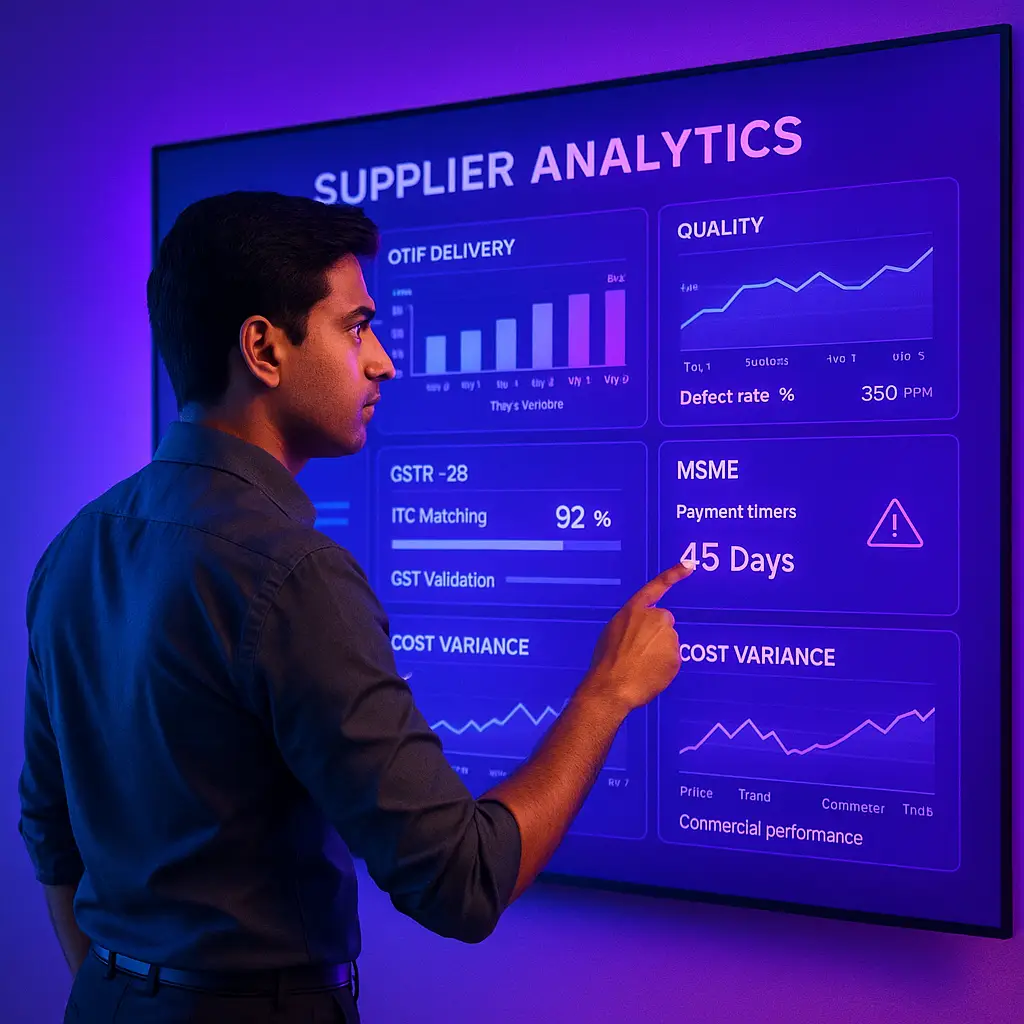Supplier Performance Dashboard India: Boost Reliability, Cut Costs