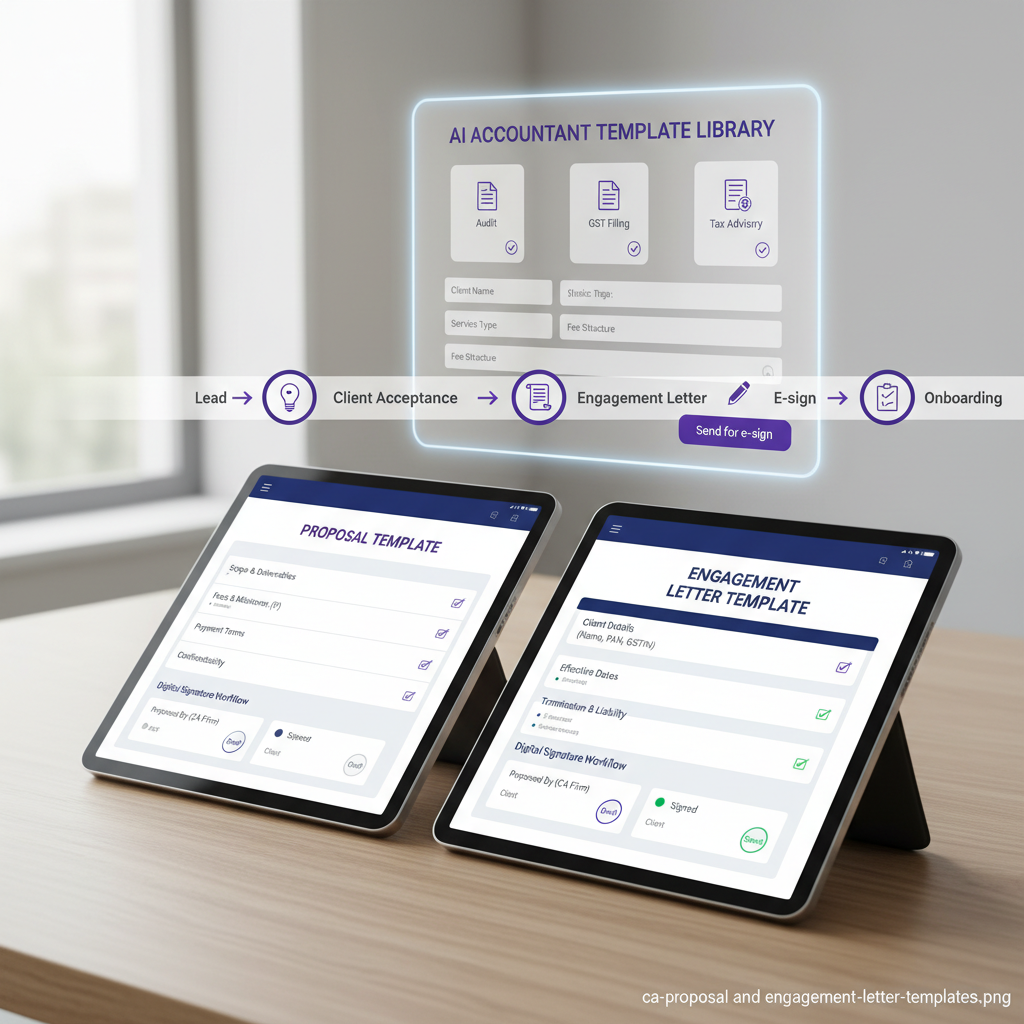 Proposal and engagement letter templates help CAs win mandates faster